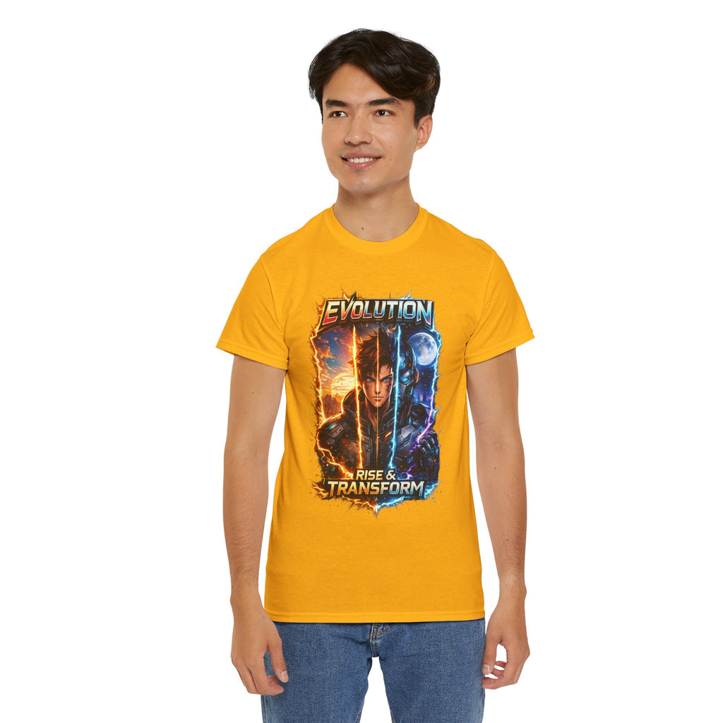 Evolution Rise & Transform Graphic Tee-T-Shirt-Everwave Co Apparel