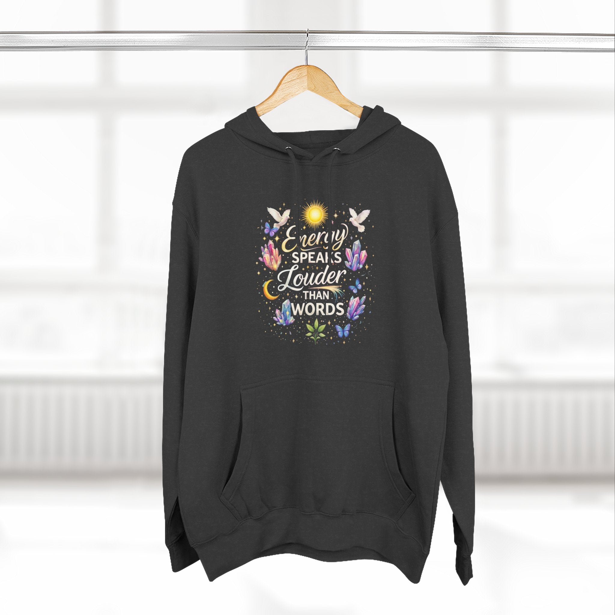 Celestial Floral Hoodie-Hoodie-Everwave Co Apparel