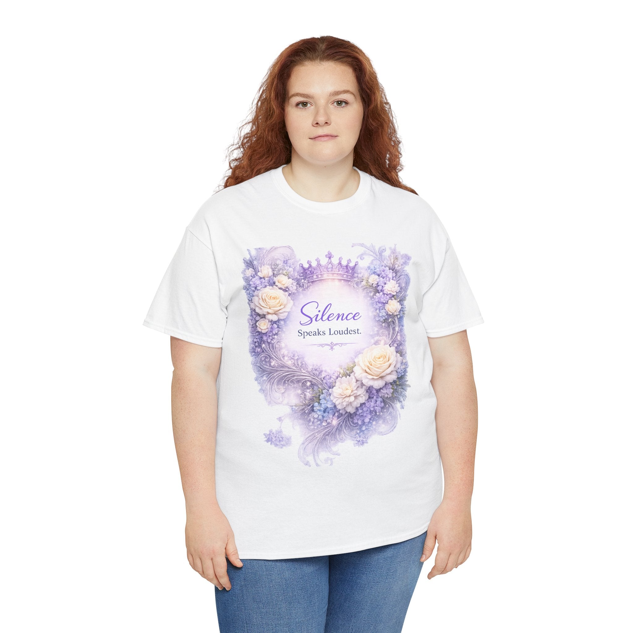 Floral 'Shine' Inspirational Tee