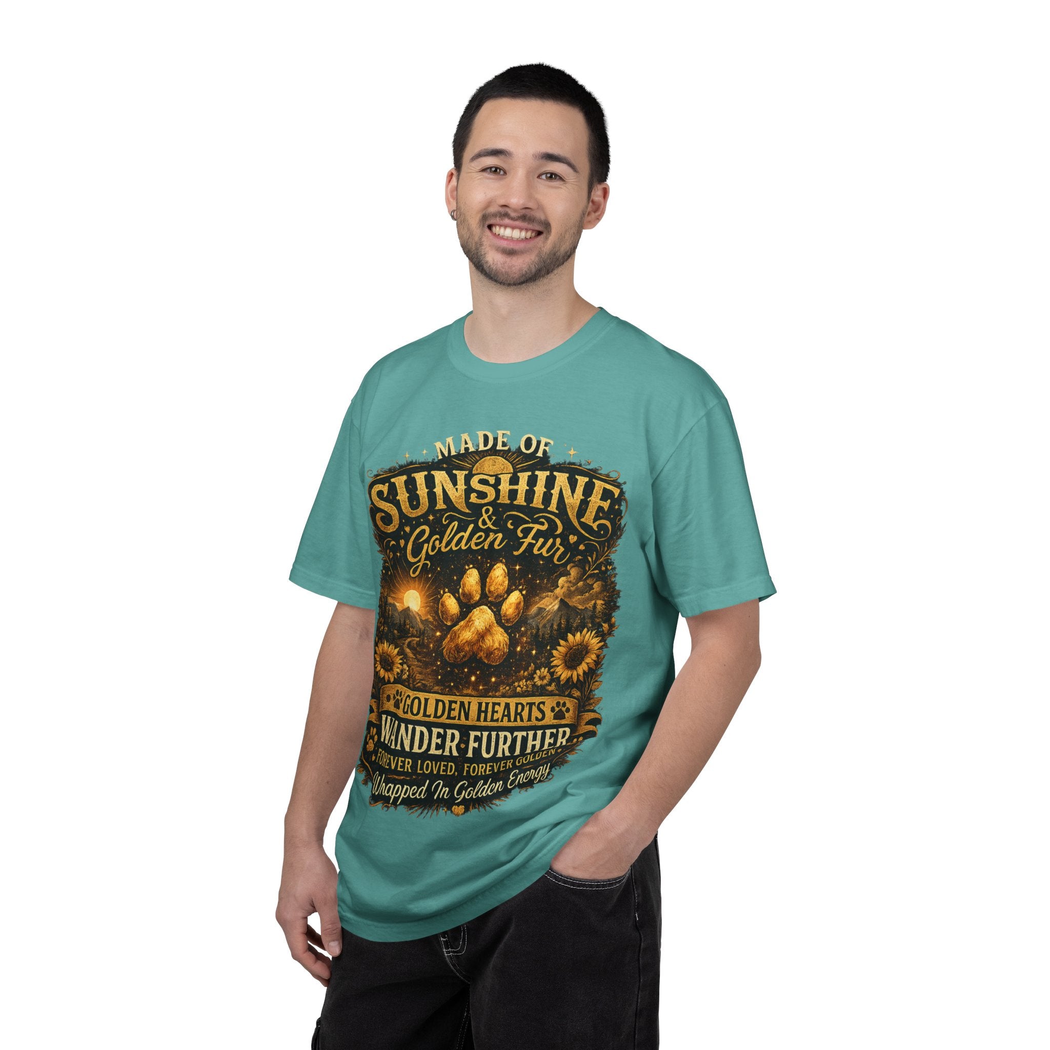Golden Retriever Paw T-Shirt-T-Shirt-[Everwave Co Apparel