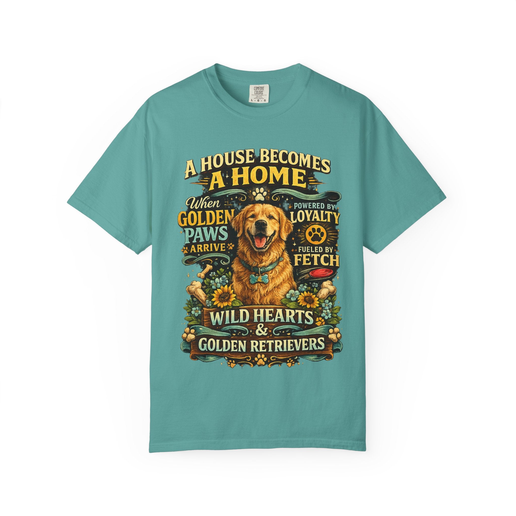 Golden Retriever Dog Mom & Dog Dad T-Shirt
