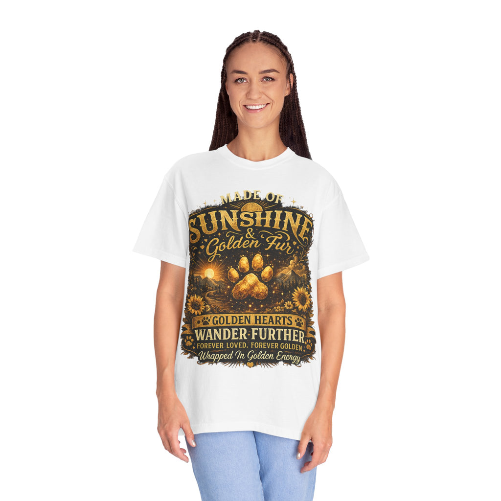 Golden Retriever Paw T-Shirt-T-Shirt-[Everwave Co Apparel