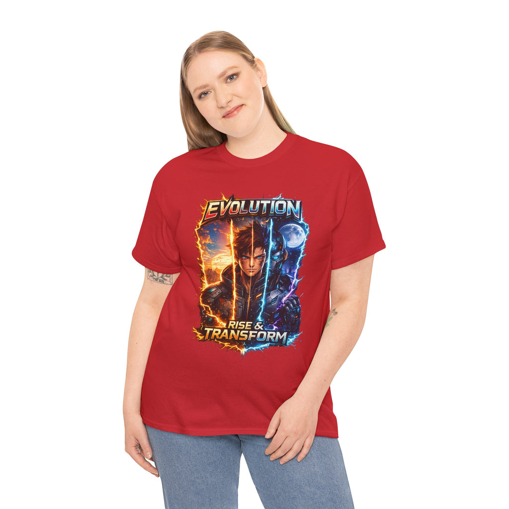 Evolution Rise & Transform Graphic Tee-T-Shirt-Everwave Co Apparel