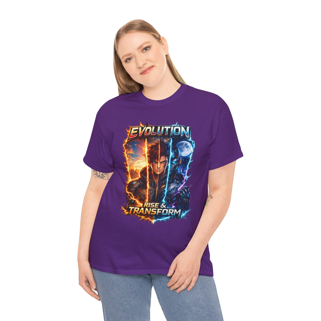 Evolution Rise & Transform Graphic Tee-T-Shirt-Everwave Co Apparel