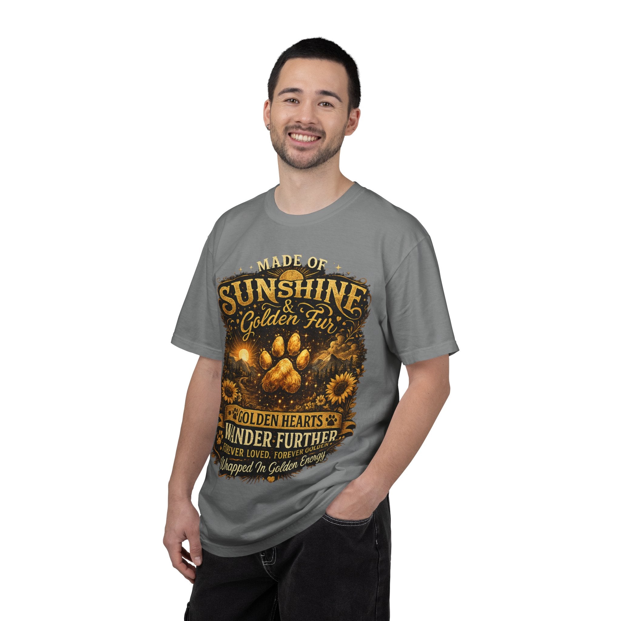 Golden Retriever Paw T-Shirt-T-Shirt-[Everwave Co Apparel
