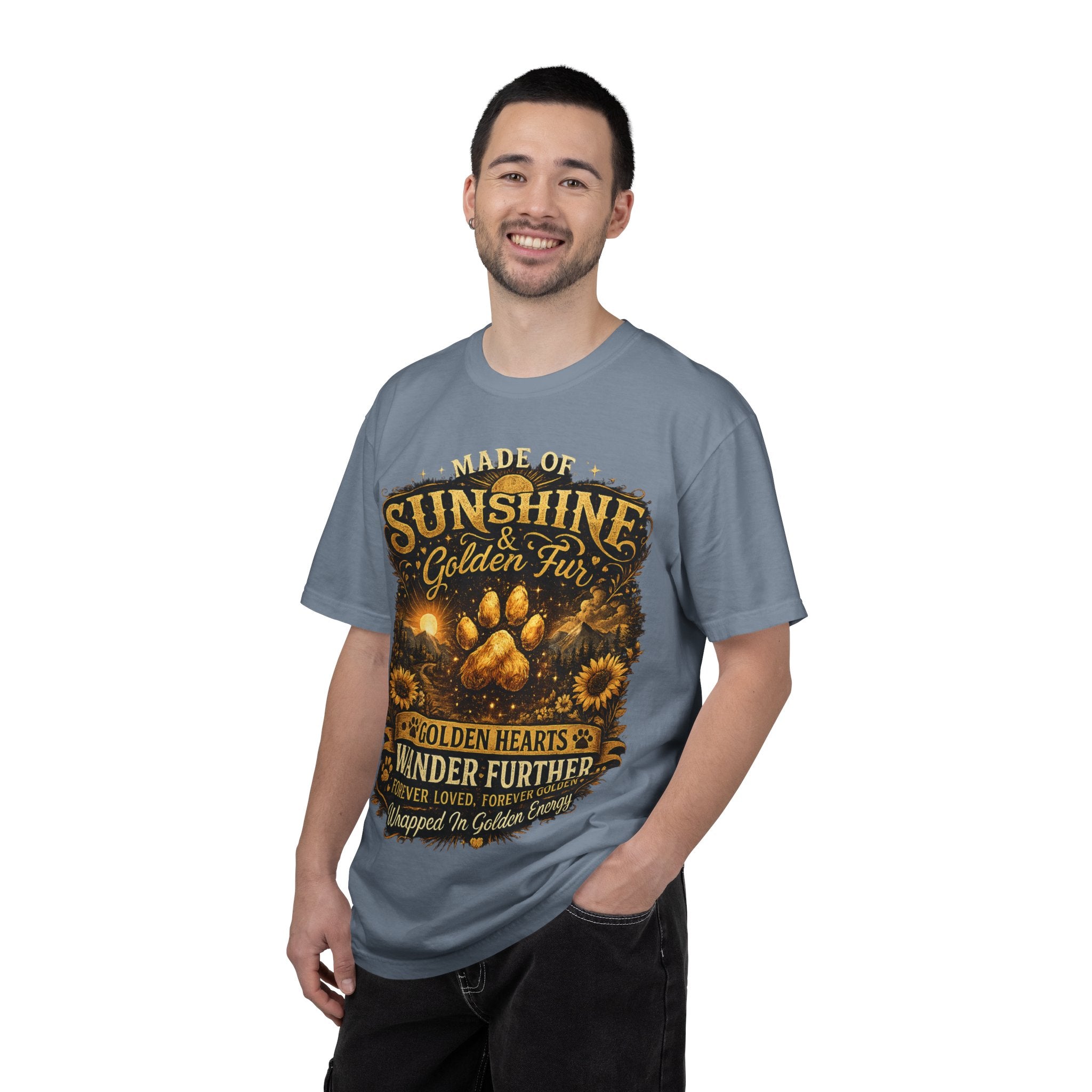 Golden Retriever Paw T-Shirt-T-Shirt-[Everwave Co Apparel