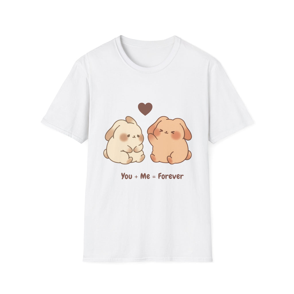 Cute Bunny Couple T-Shirt-T-Shirt-Everwave Co Apparel