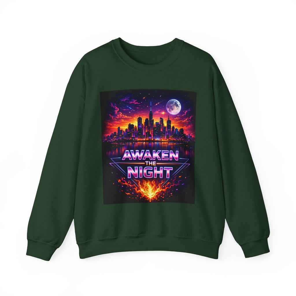 Awaken the Night Sweatshirt-Sweatshirt-Everwave Co Apparel