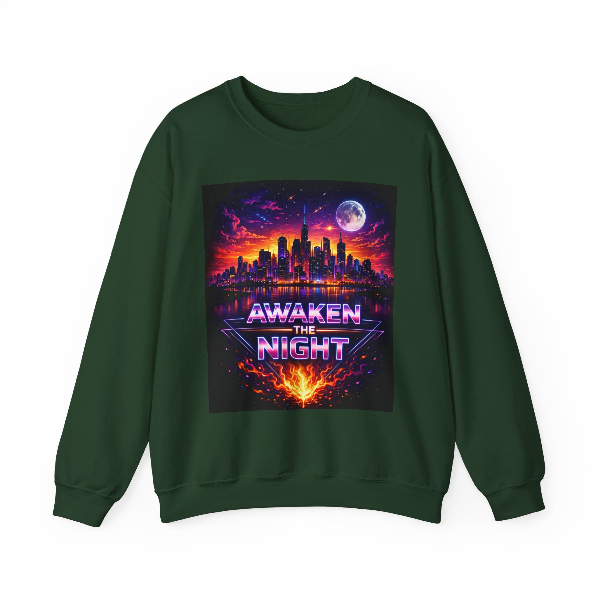 Awaken the Night Sweatshirt-Sweatshirt-Everwave Co Apparel