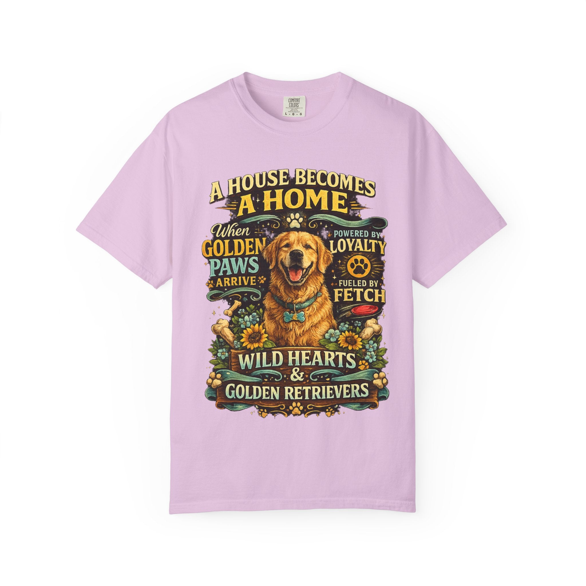 Golden Retriever Dog Mom & Dog Dad T-Shirt