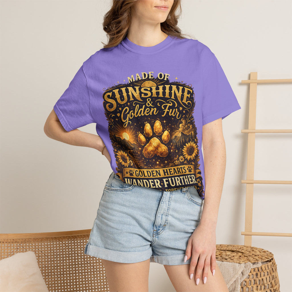 Golden Retriever Paw T-Shirt-T-Shirt-[Everwave Co Apparel