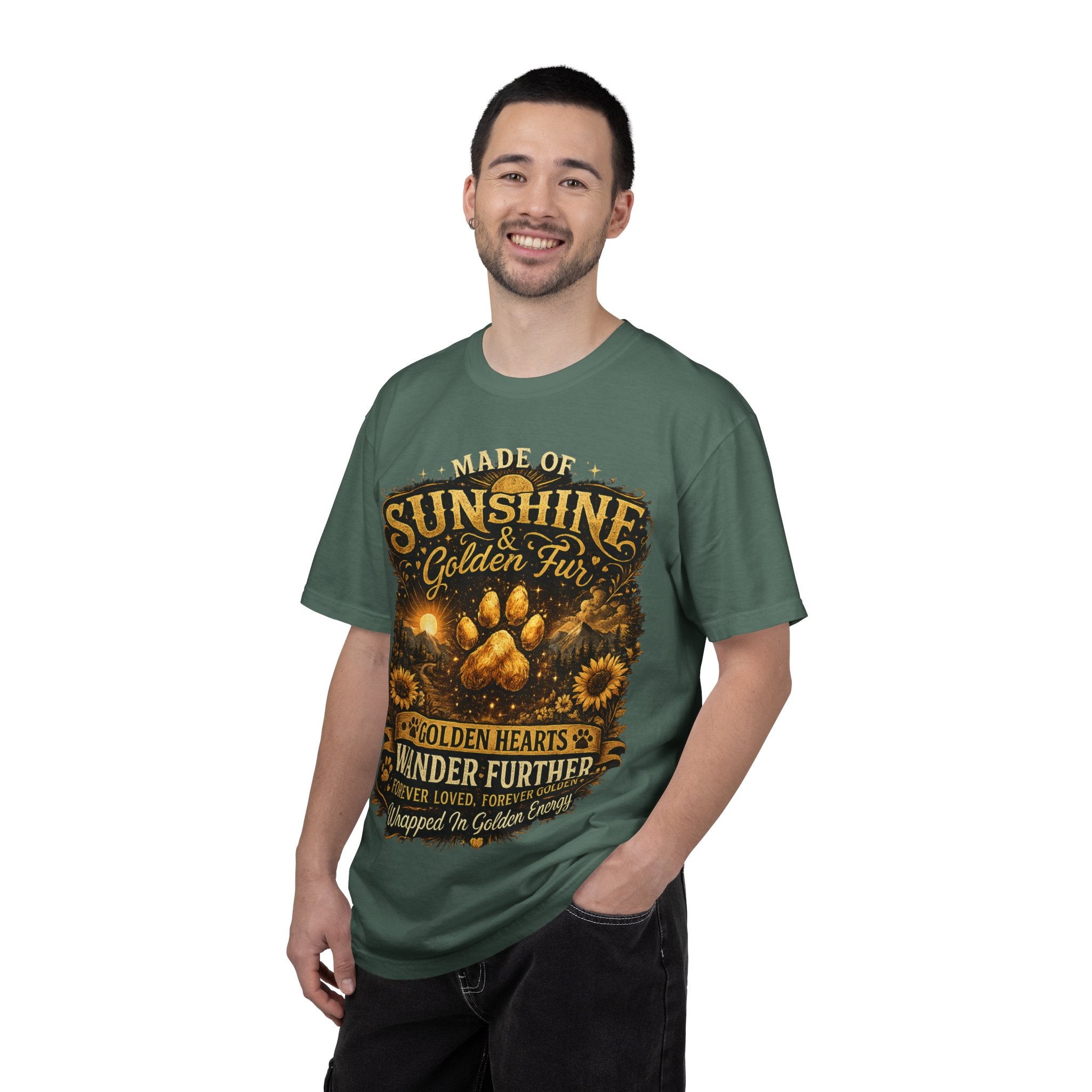Golden Retriever Paw T-Shirt-T-Shirt-[Everwave Co Apparel