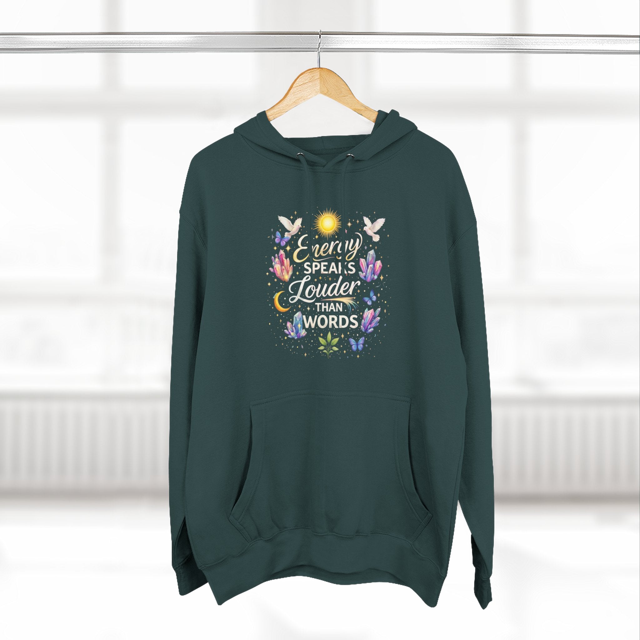 Celestial Floral Hoodie-Hoodie-Everwave Co Apparel