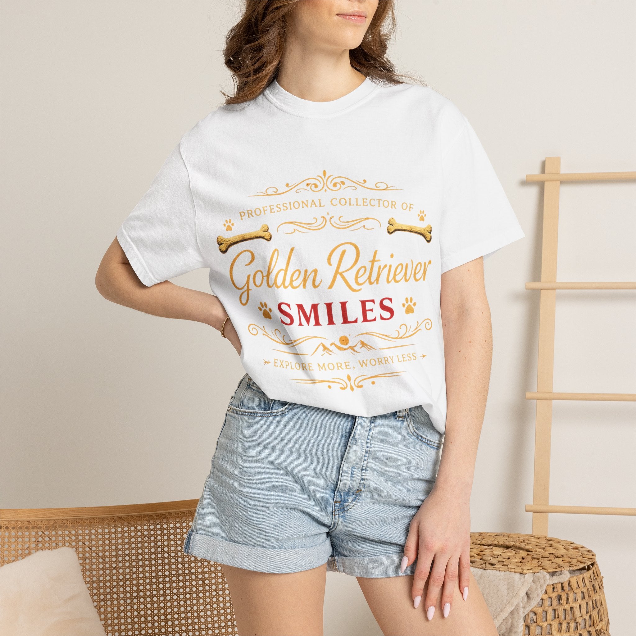 Golden Retriever Smiles T-Shirt