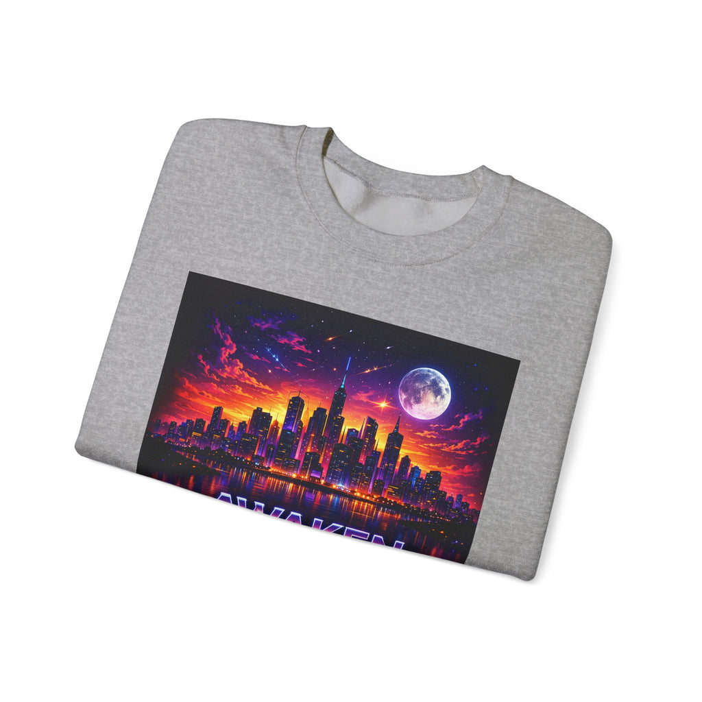 Awaken the Night Sweatshirt-Sweatshirt-Everwave Co Apparel