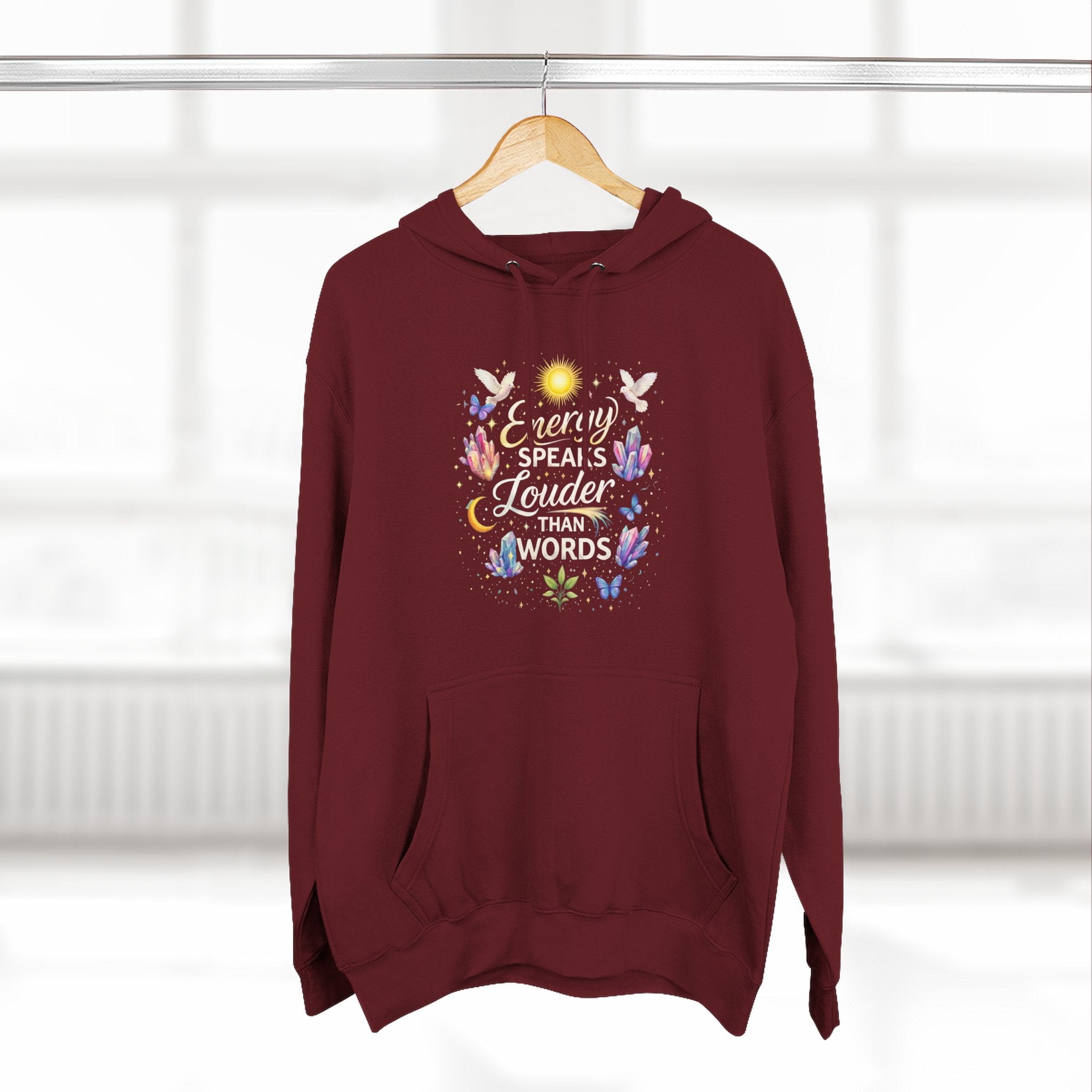 Celestial Floral Hoodie-Hoodie-Everwave Co Apparel