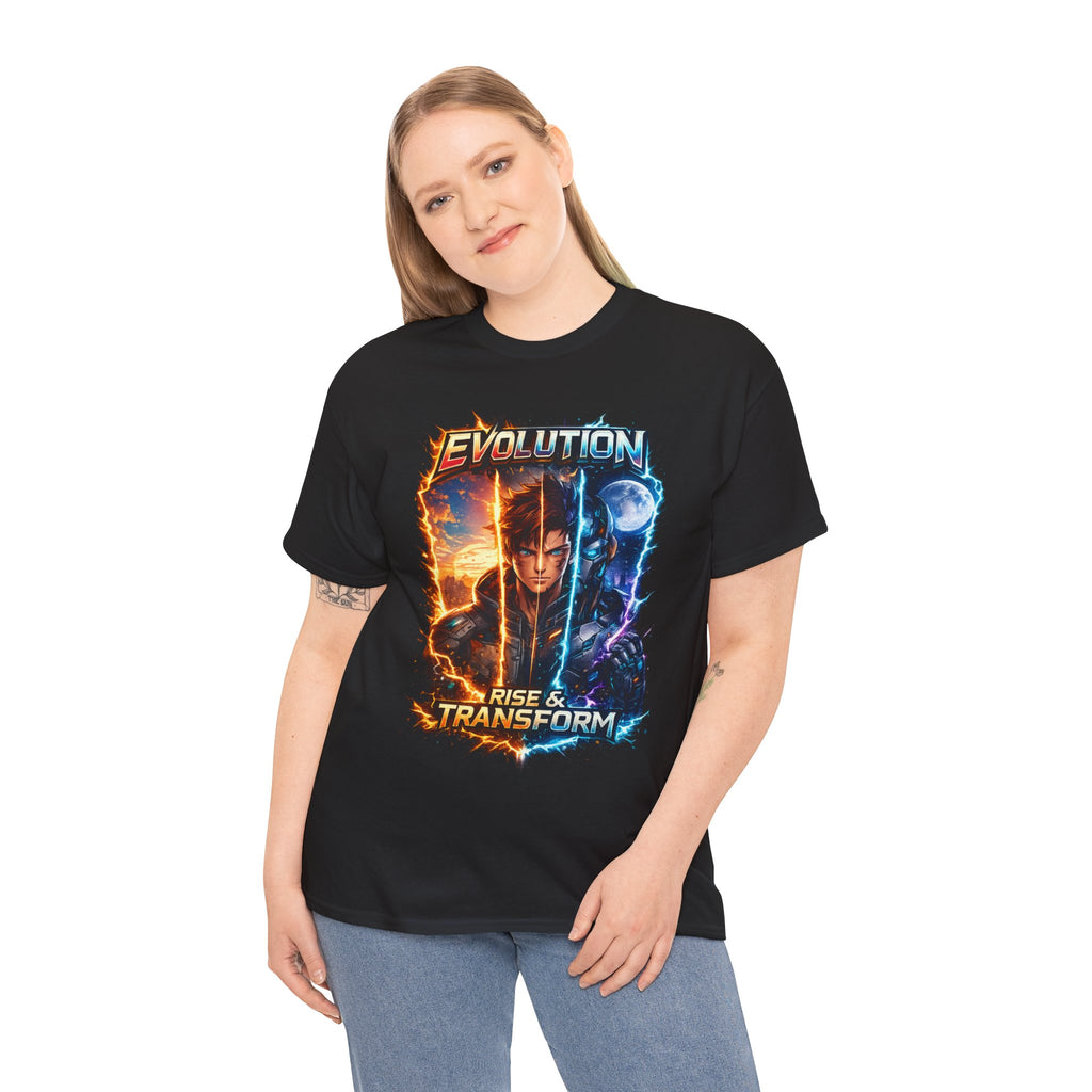 Evolution Rise & Transform Graphic Tee-T-Shirt-Everwave Co Apparel