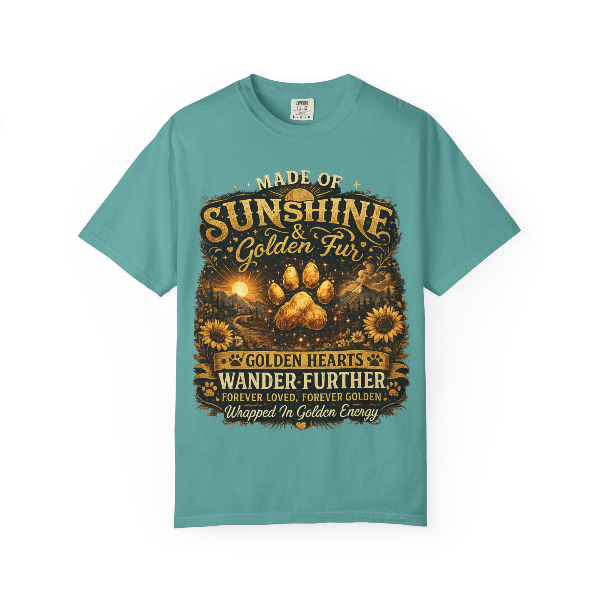 Golden Retriever Paw T-Shirt-T-Shirt-[Everwave Co Apparel