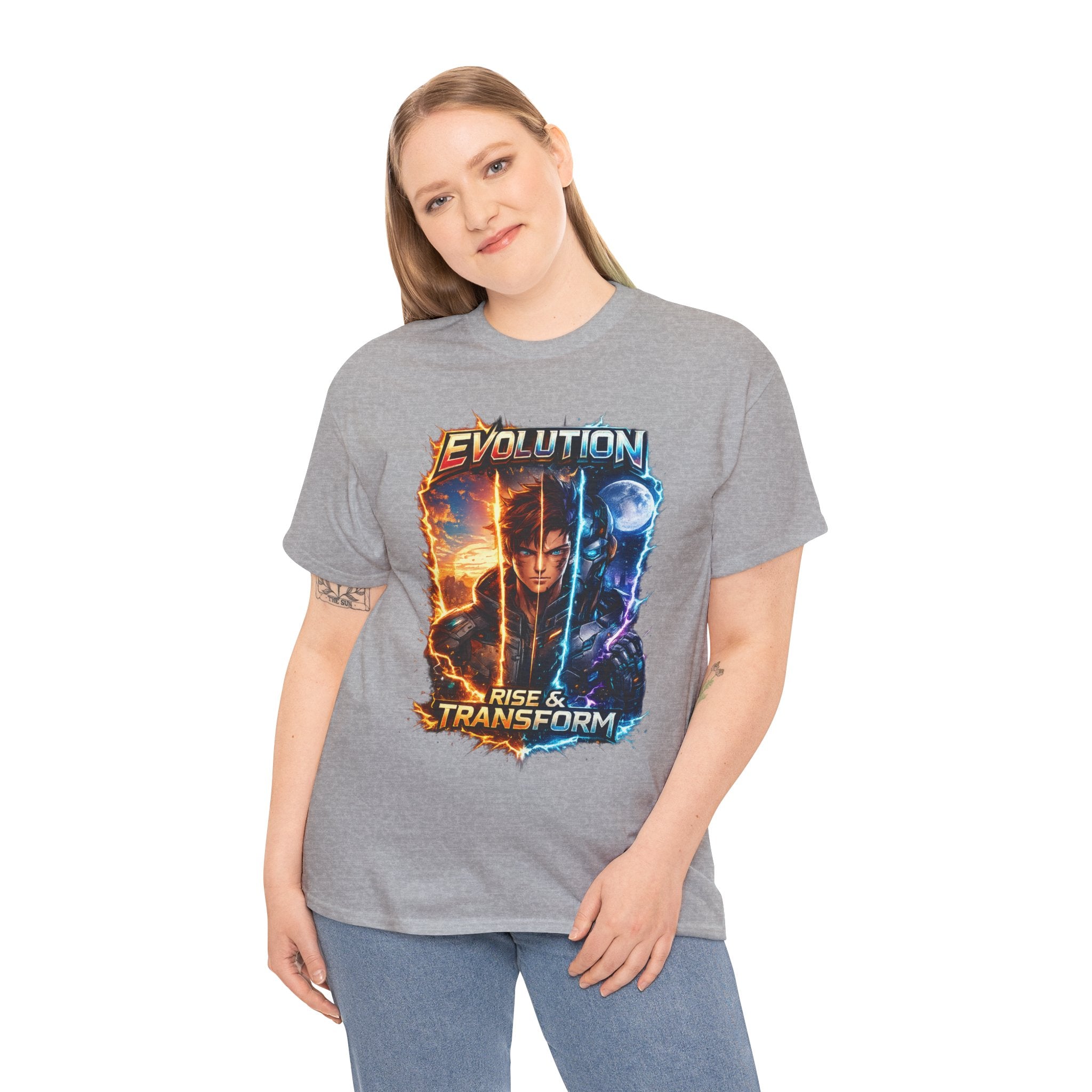 Evolution Rise & Transform Graphic Tee-T-Shirt-Everwave Co Apparel
