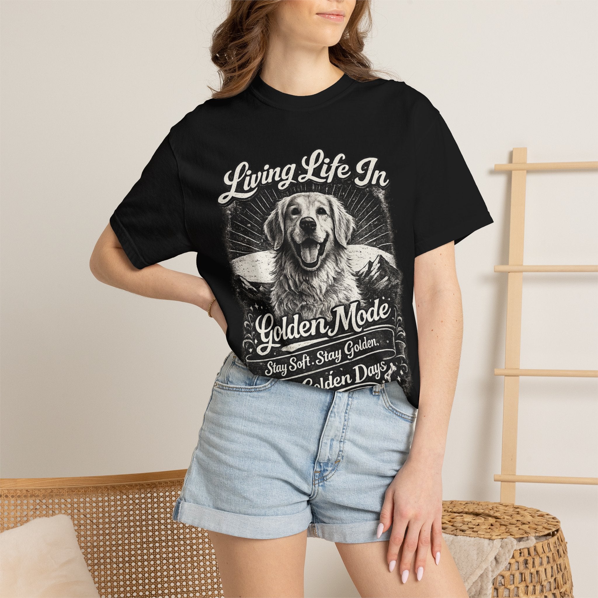 Golden Retriever Dog Lover Graphic T-Shirt