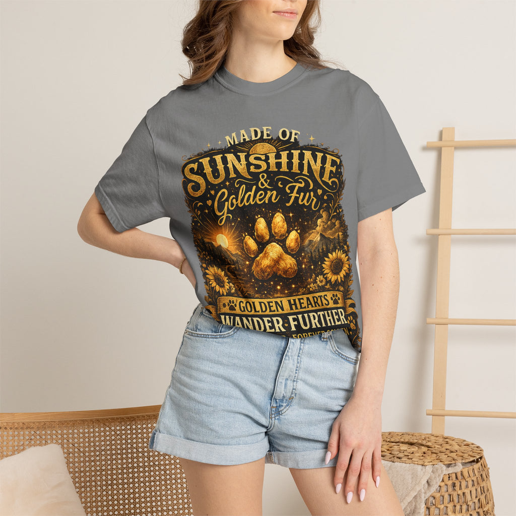 Golden Retriever Paw T-Shirt-T-Shirt-[Everwave Co Apparel