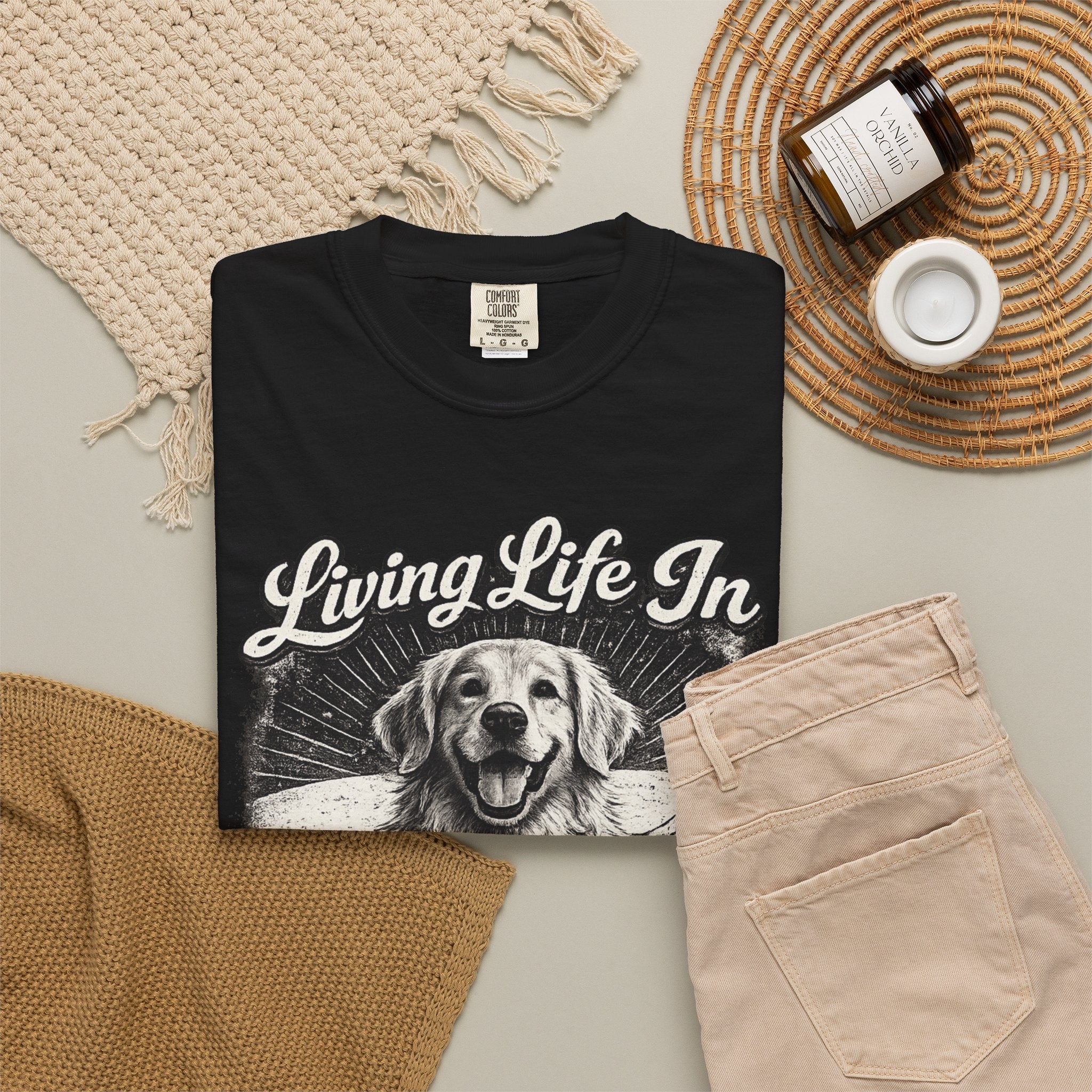 Golden Retriever Dog Lover Graphic T-Shirt