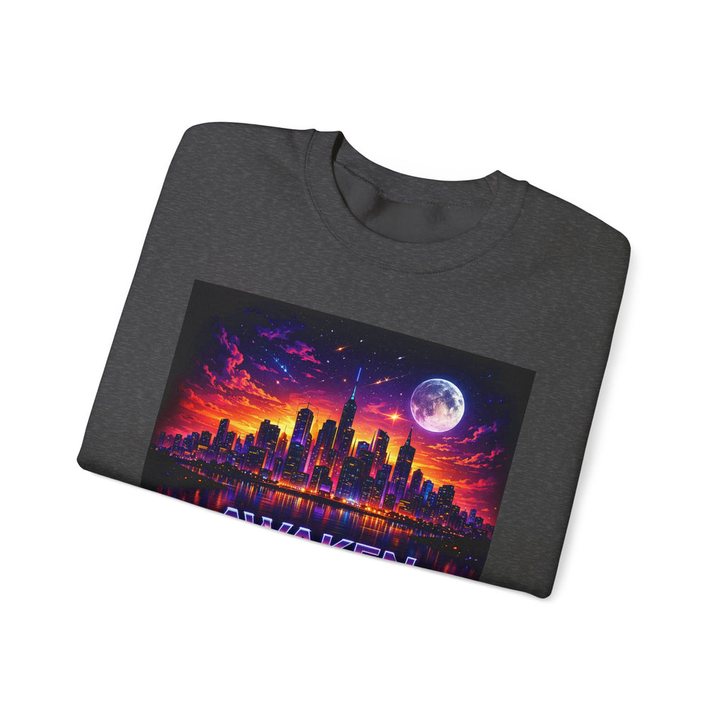 Awaken the Night Sweatshirt-Sweatshirt-Everwave Co Apparel