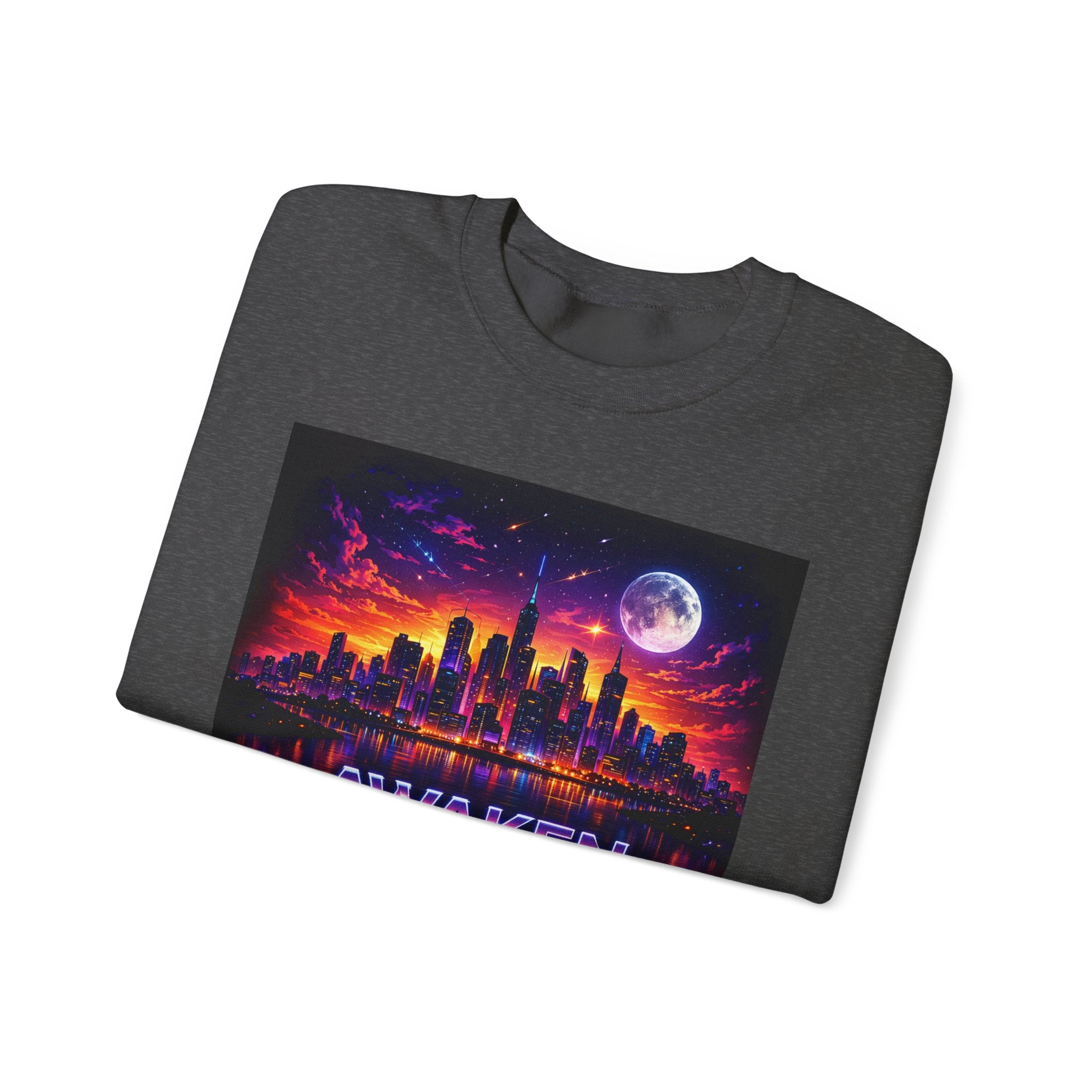 Awaken the Night Sweatshirt-Sweatshirt-Everwave Co Apparel