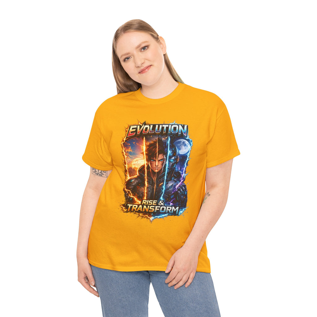 Evolution Rise & Transform Graphic Tee-T-Shirt-Everwave Co Apparel