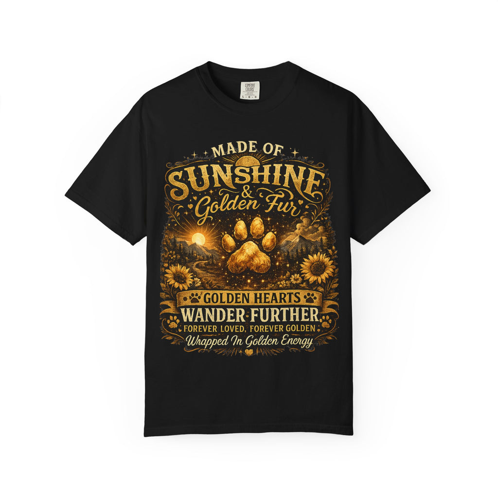 Golden Retriever Paw T-Shirt-T-Shirt-[Everwave Co Apparel