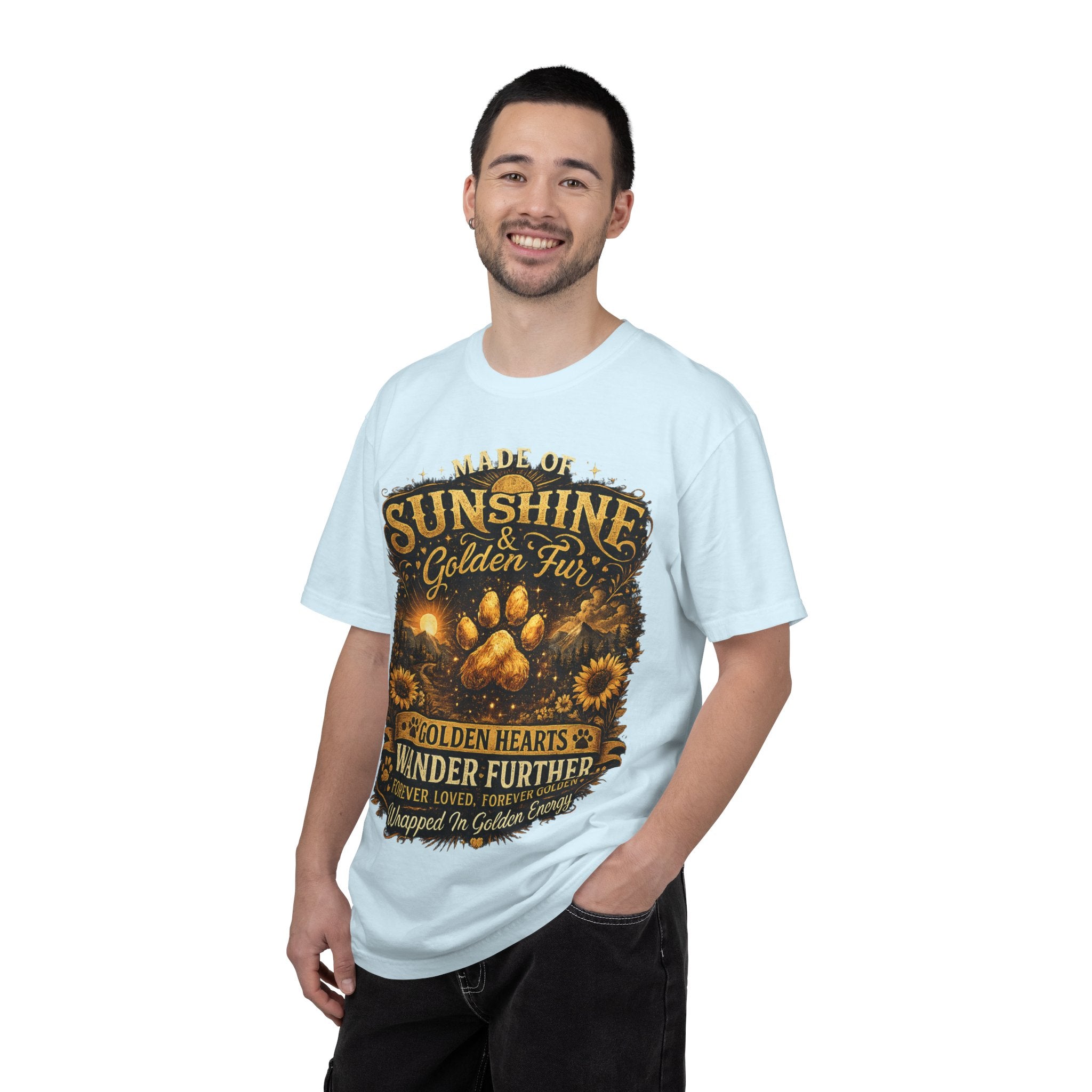Golden Retriever Paw T-Shirt-T-Shirt-[Everwave Co Apparel