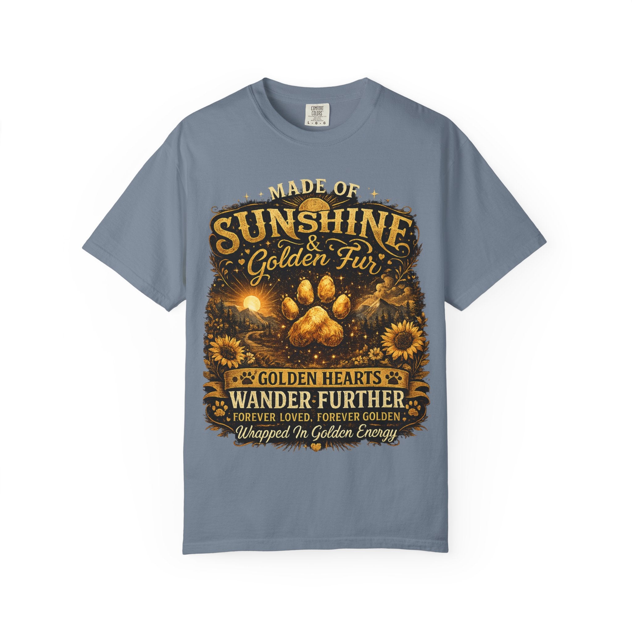 Golden Retriever Paw T-Shirt-T-Shirt-[Everwave Co Apparel