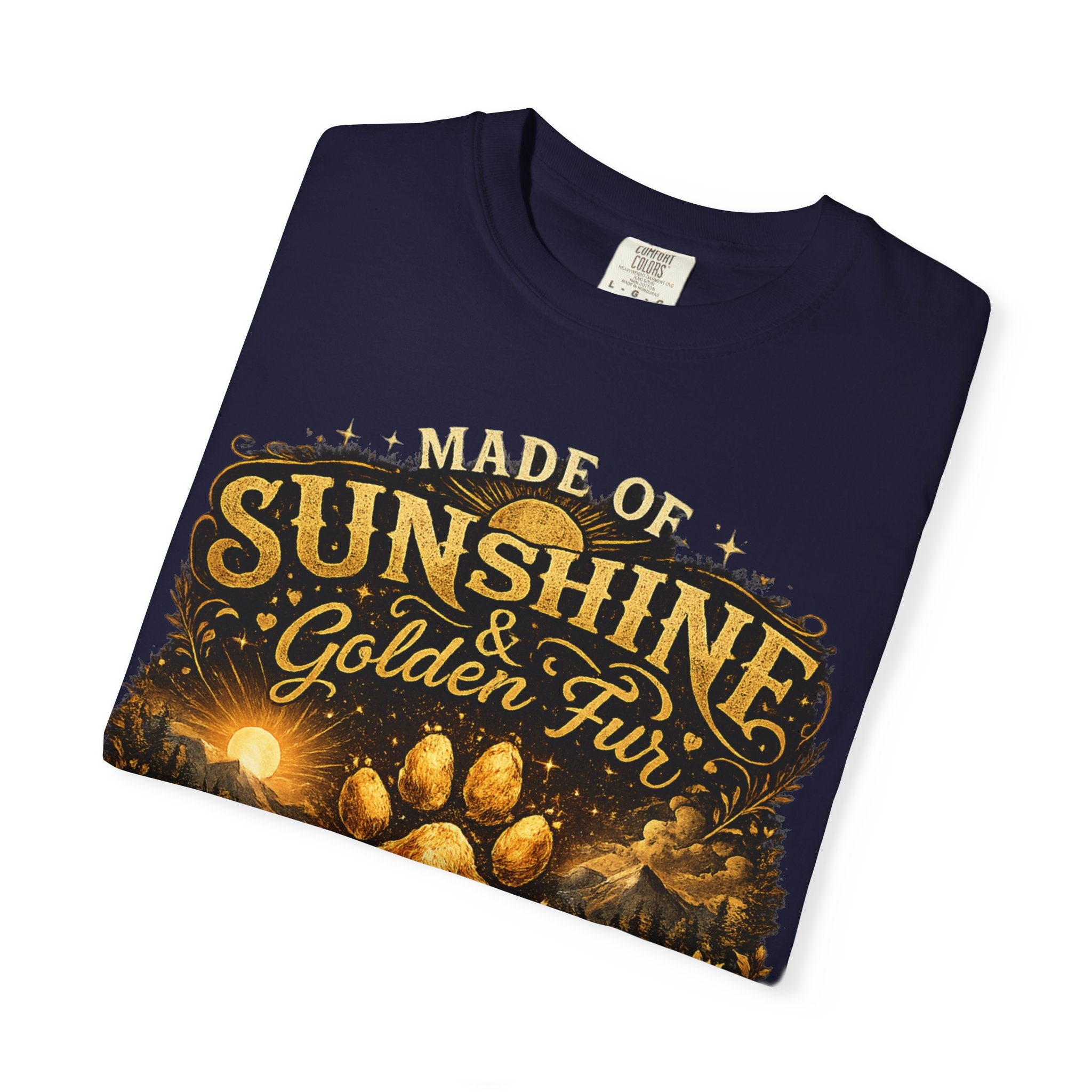 Golden Retriever Paw T-Shirt-T-Shirt-[Everwave Co Apparel