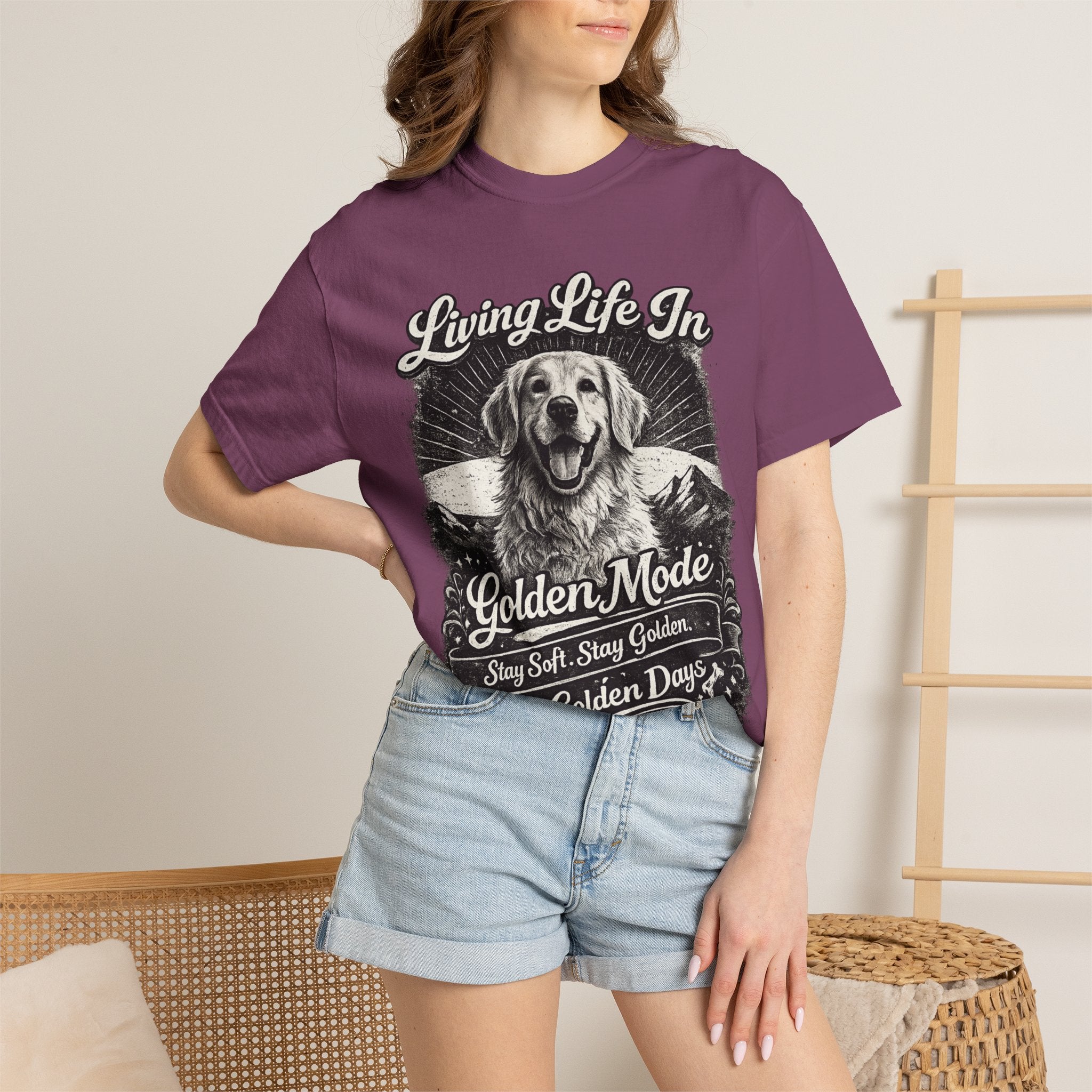 Golden Retriever Dog Lover Graphic T-Shirt