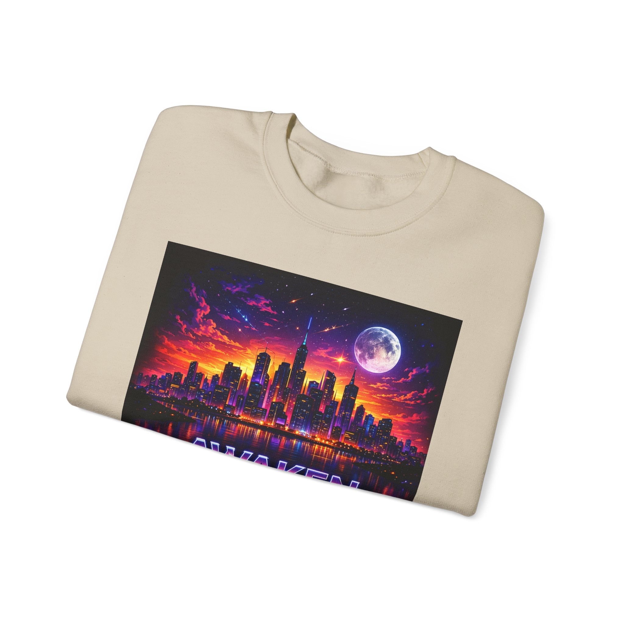 Awaken the Night Sweatshirt-Sweatshirt-Everwave Co Apparel