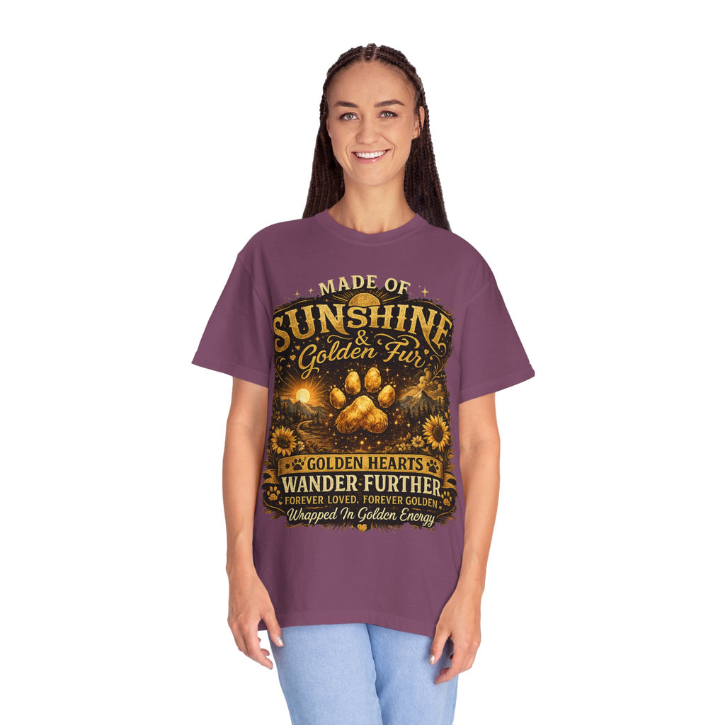 Golden Retriever Paw T-Shirt-T-Shirt-[Everwave Co Apparel