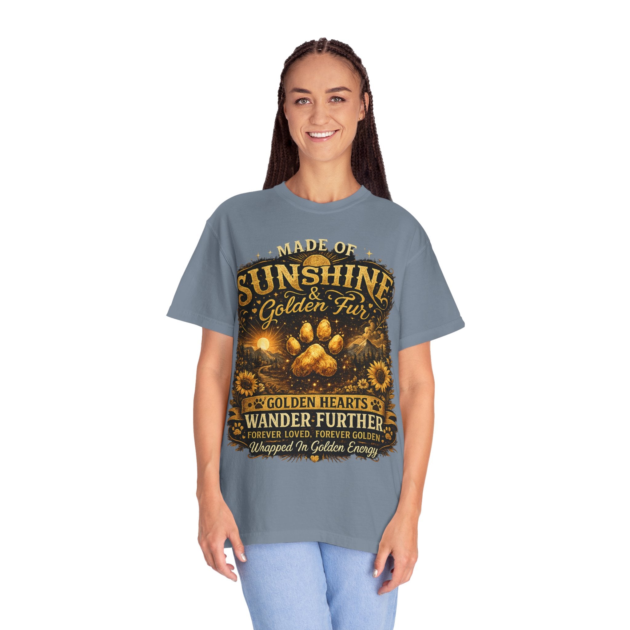 Golden Retriever Paw T-Shirt-T-Shirt-[Everwave Co Apparel