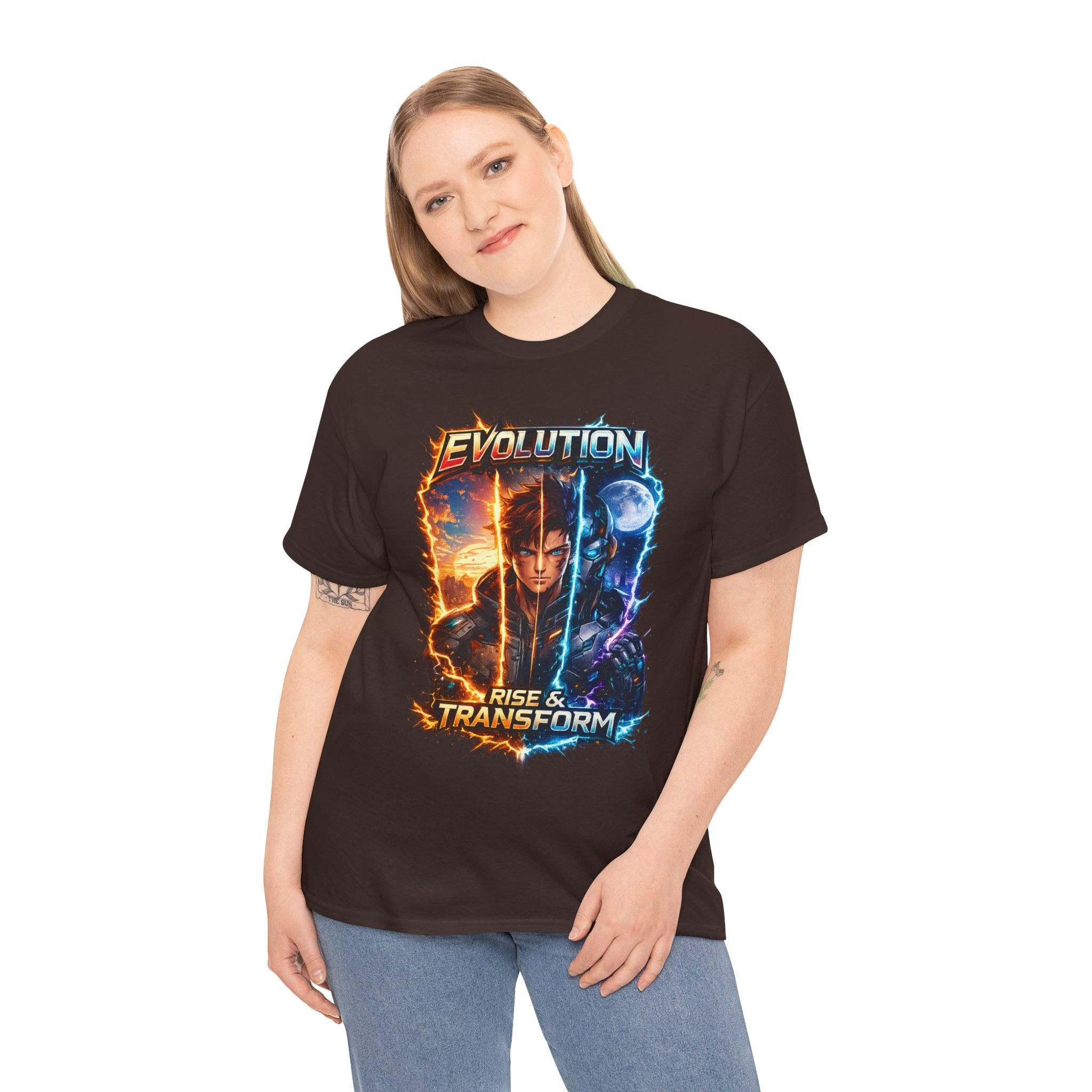 Evolution Rise & Transform Graphic Tee-T-Shirt-Everwave Co Apparel