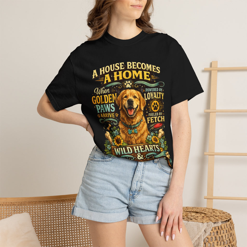Golden Retriever Dog Mom & Dog Dad T-Shirt