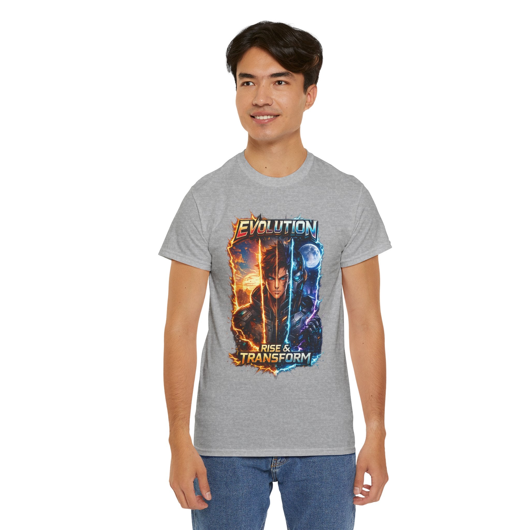 Evolution Rise & Transform Graphic Tee-T-Shirt-Everwave Co Apparel