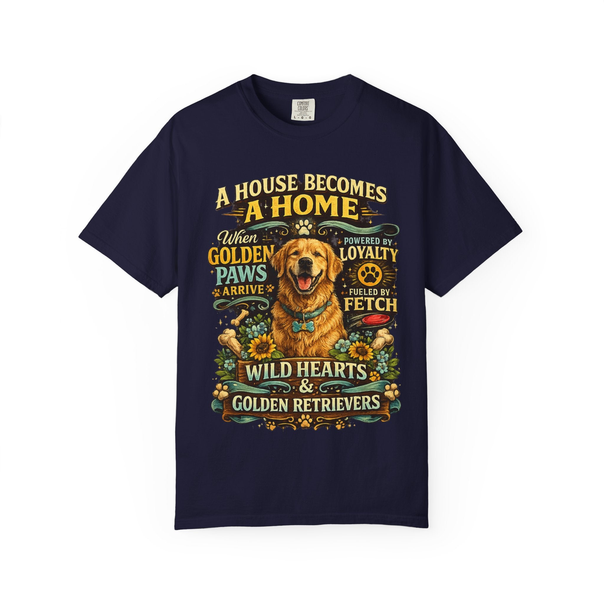 Golden Retriever Dog Mom & Dog Dad T-Shirt