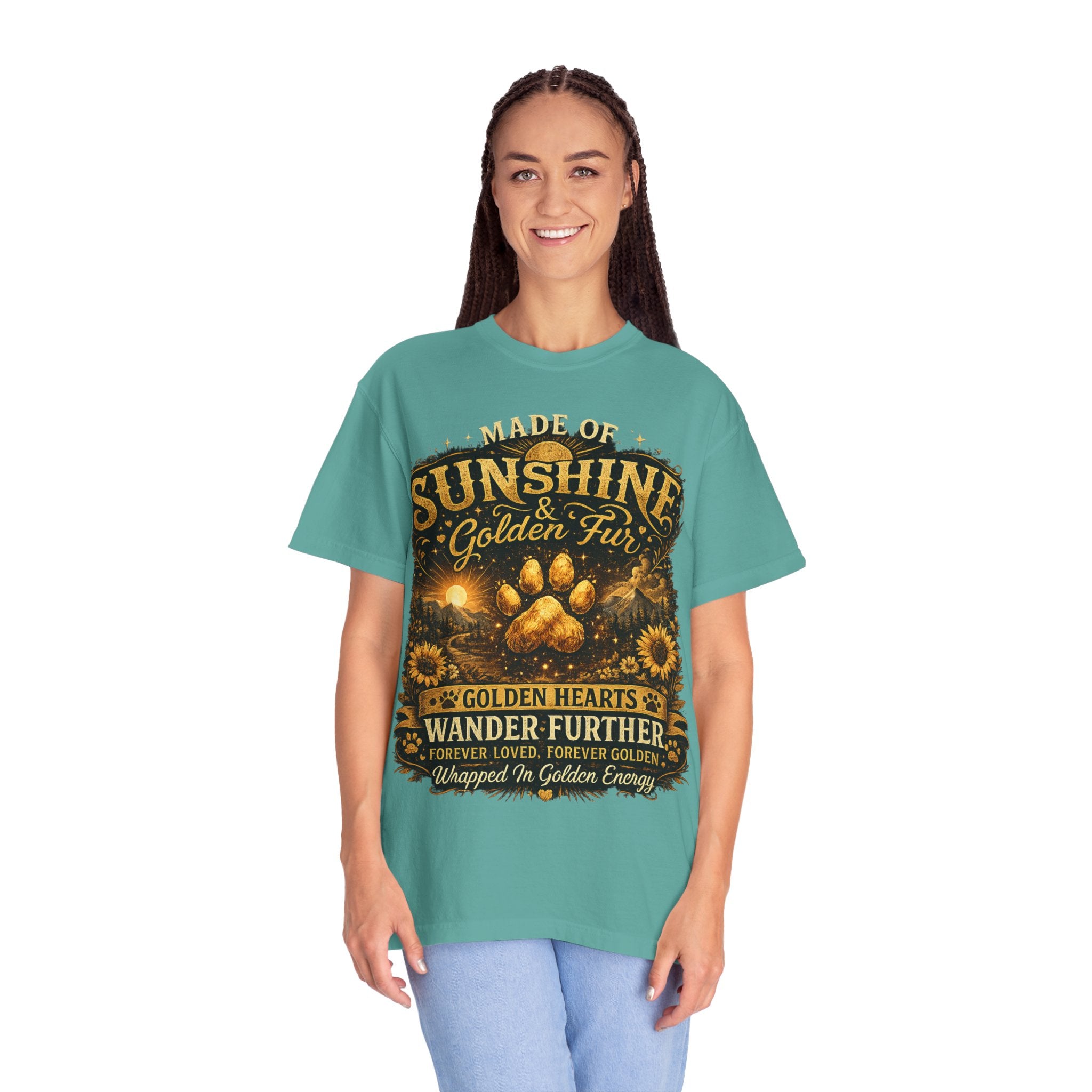 Golden Retriever Paw T-Shirt-T-Shirt-[Everwave Co Apparel