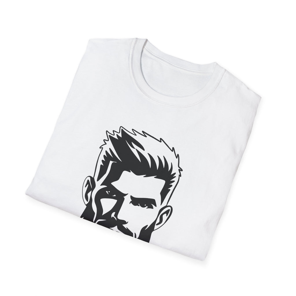 Silence Is My Superpower T-Shirt — Minimal Beard Portrait Tee-T-Shirt-Everwave Co Apparel