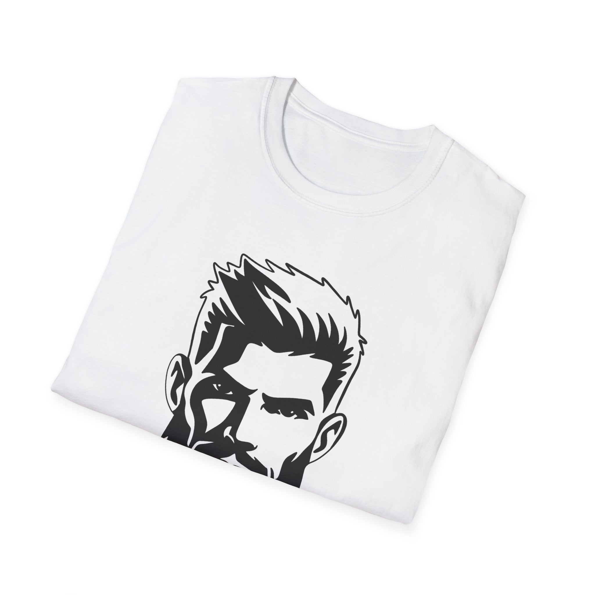 Silence Is My Superpower T-Shirt — Minimal Beard Portrait Tee