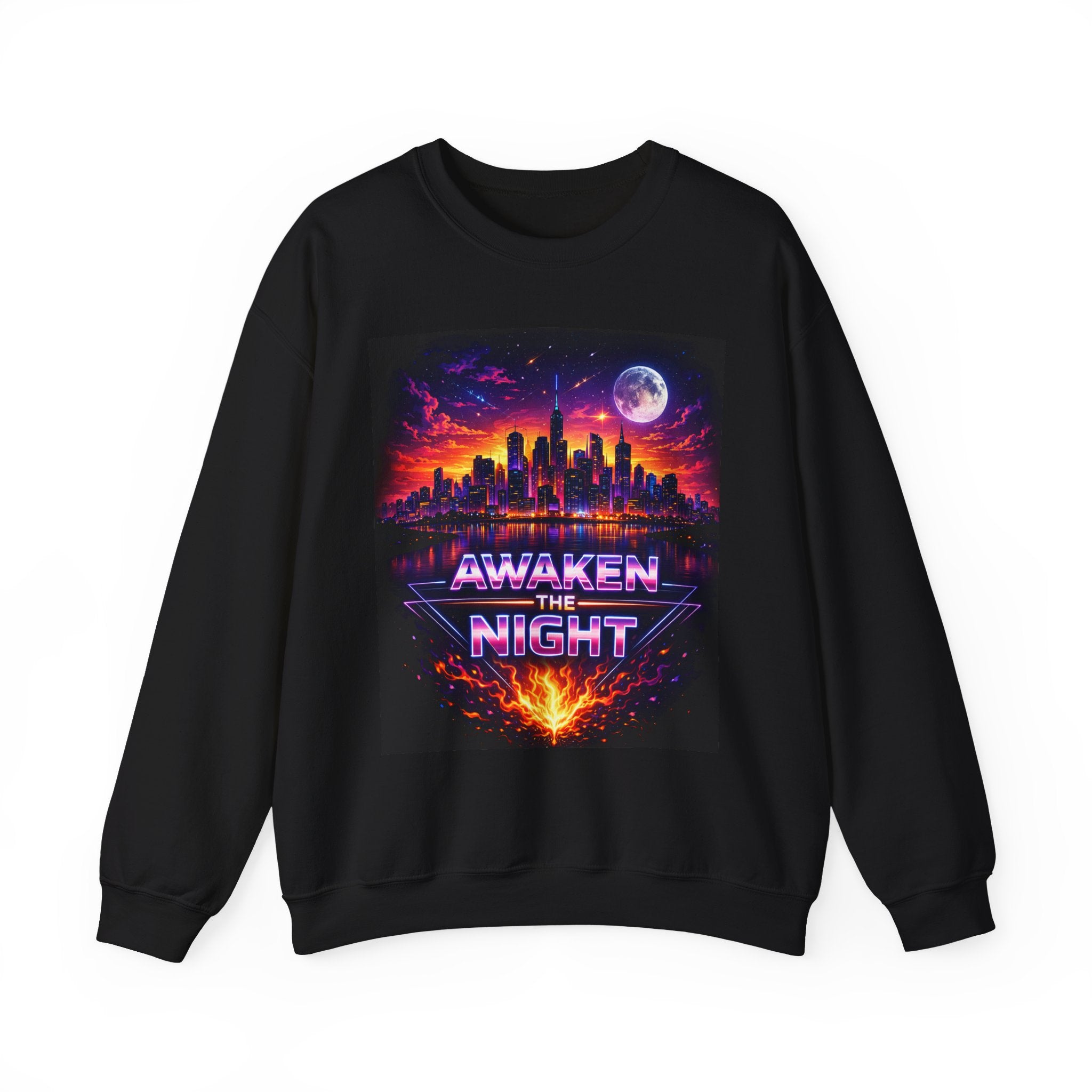 Awaken the Night Sweatshirt-Sweatshirt-Everwave Co Apparel