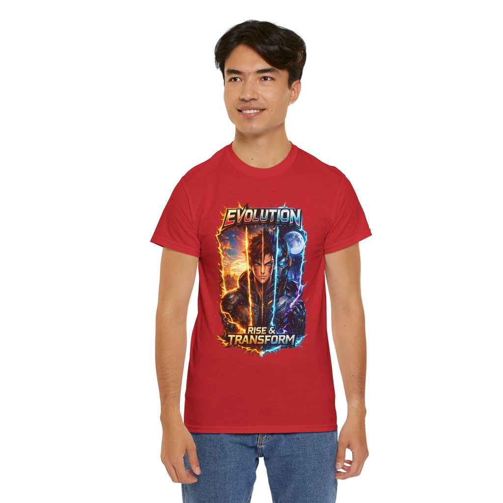 Evolution Rise & Transform Graphic Tee-T-Shirt-Everwave Co Apparel