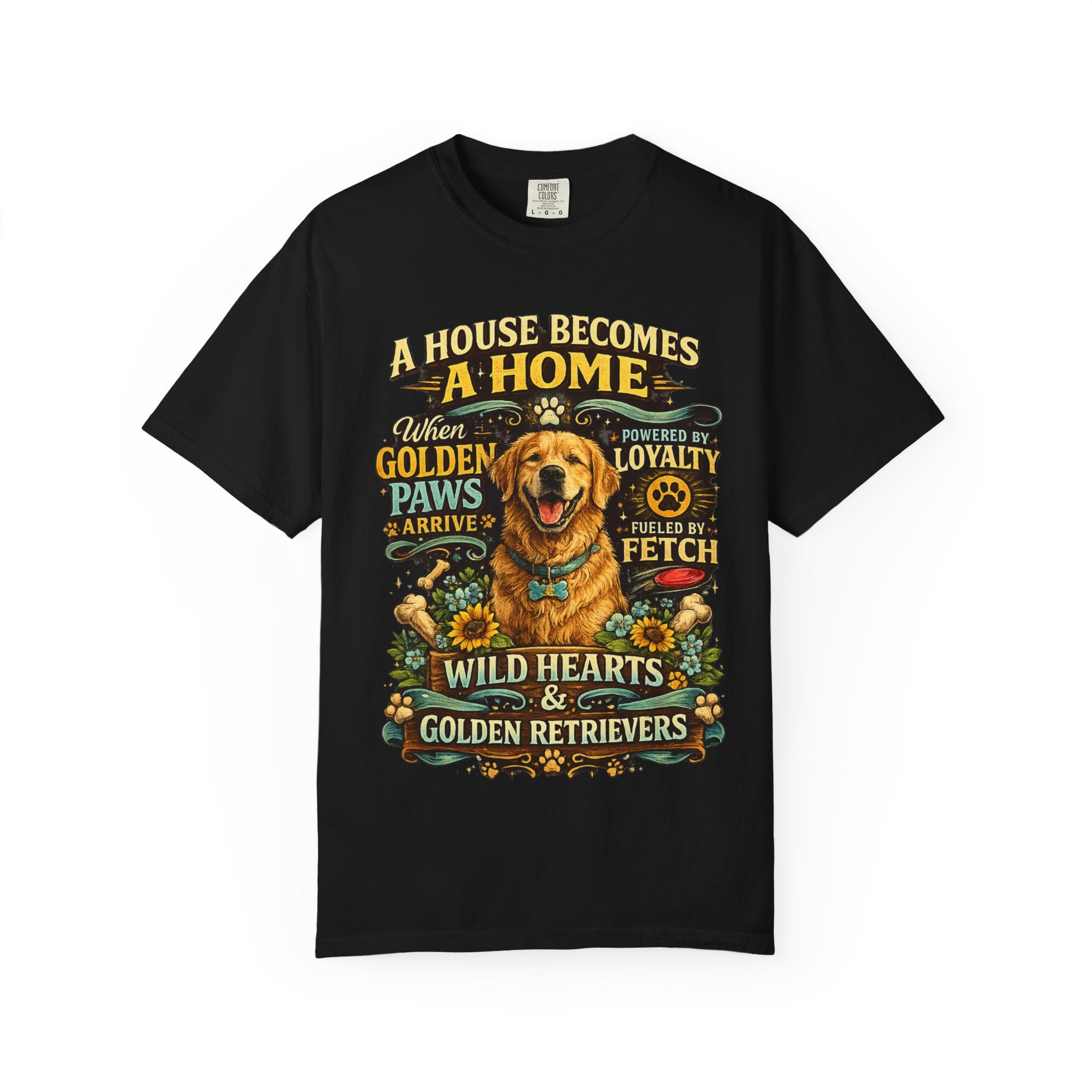 Golden Retriever Dog Mom & Dog Dad T-Shirt