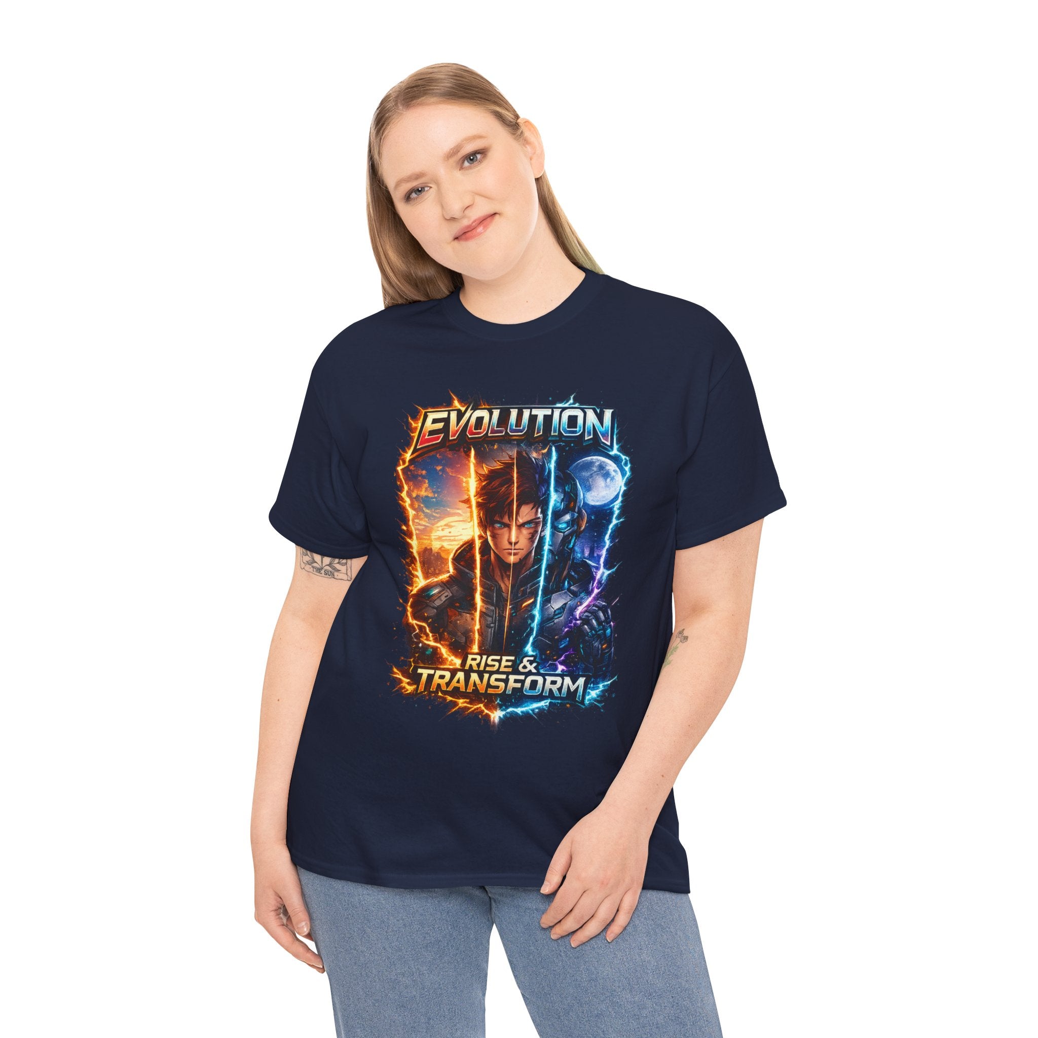 Evolution Rise & Transform Graphic Tee-T-Shirt-Everwave Co Apparel