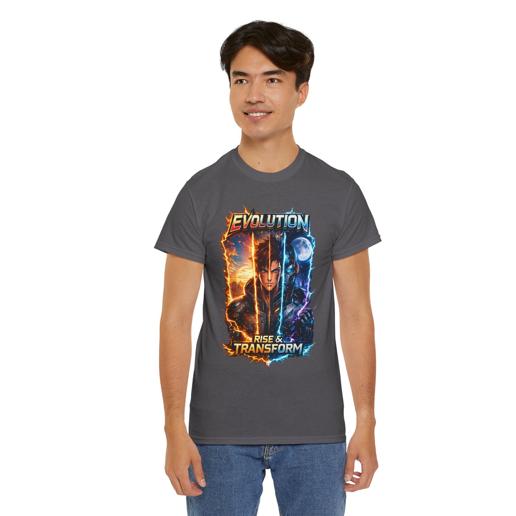 Evolution Rise & Transform Graphic Tee-T-Shirt-Everwave Co Apparel