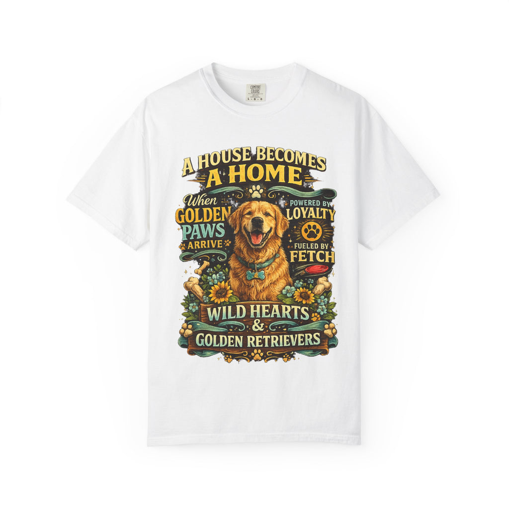 Golden Retriever Dog Mom & Dog Dad T-Shirt